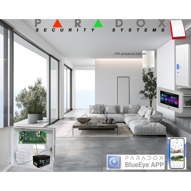 Paradox sada SP4/4 TM50LCD+ GSM PCS256V8 Paradox sada SP4/4 TM50LCD+ GSM PCS256V8