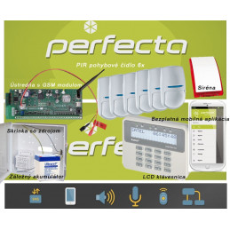 SET-SATEL PERFECTA/6+LCD+GSM
