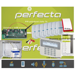 SET-SATEL PERFECTA/7+LCD+GSM