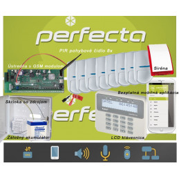 SET-SATEL PERFECTA/8+LCD+GSM